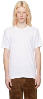 Comme des Garçons Shirt White Crewneck T-Shirt