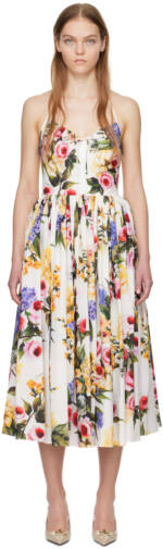 Dolce&Gabbana Multicolor Floral Midi Dress