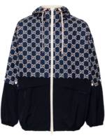 Gucci Ripstop-Jacke mit GG - Blau