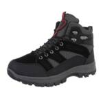 Ital-Design Herren Schnürschuhe Outdoor Stiefelette (87284682) Flach Boots in Schwarz