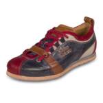 Kamo-Gutsu Herren Leder Sneaker, blau/rot/braun (TIFO-017 rosso navy) Sneaker Handgefertigt in Italien