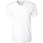 LACOSTE Herren T-Shirt weiß Baumwolle