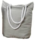 LB H&F Lilienburg Einkaufsshopper Tasche Shopper Damentasche Einkaufstasche Einkaufsbeutel Stofftasche Stoffbeutel Strandtasche Vintage grau Baumwolle Beuteltasche Henkeltasche Shoppingtasche Damen Natur