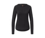 Langarm-Sportshirt, schwarz