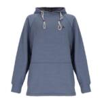 Leitfeuer Kapuzenpullover Damen Sweatpullover Melange-Optik - Modischer Hoody mit Kängurutasche