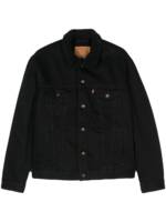 Levi's Jeansjacke mit Sherpa-Futter - Schwarz