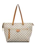 Louis Vuitton Pre-Owned 2018 pre-owned Louis Vuitton Damier Azur Iena MM Handtasche - Braun