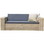 Loungesofa Washington - Industrieholz - inkl. Kissen, Outdoor, Balkon, Garten, Gartenmöbel, Garten Sofa-Set, - Wood4you