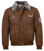 Maddox Lederjacke Laslo Maddox - Herren Echtleder Lederjacke echtes Leder cognac