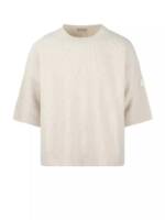 Moncler - Crewneck Ss Sweater - Größe L - white