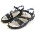 NAOT Etera schwarz Damen Schuhe Sandalen Echt Leder Fußbett 13917 Sandalette