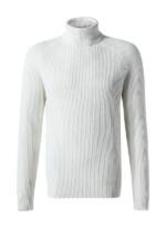 NORTH SAILS Herren Rollkragenpullover weiß Baumwolle unifarben