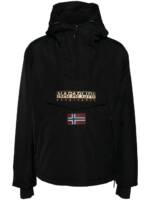 Napapijri Jacke mit Logo-Patch - Schwarz