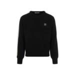 Palm Angels - Monogram Track Pullover - Größe L - schwarz