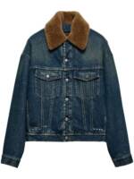 Prada Gefütterte Jeansjacke - Blau