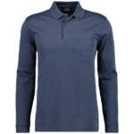 RAGMAN Poloshirt Herren Langarm-Poloshirt - Soft Knit Polo Knopf