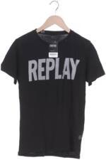 Replay Herren T-Shirt, schwarz, Gr. 46