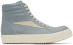 Rick Owens Blue Porterville High Vintage Sneaks Sneakers