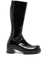 SAPIO Stiefel mit Lack-Finish 70mm - Schwarz