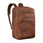 STILORD Notebook-Rucksack "Oliver" Rucksack Herren Leder Groß mit Laptopfach