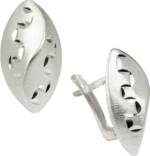 SilberDream Paar Ohrstecker SilberDream Ohrringe Damen-Schmuck 925er (Ohrstecker), Damen Ohrstecker Blatt aus 925 Sterling Silber, Farbe: silber