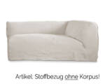 Stoffbezug für Relax Sofa-Element rechts, sand