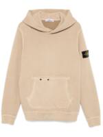 Stone Island Hoodie mit Kompass-Patch - Braun