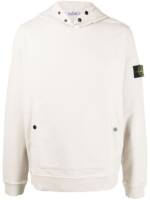 Stone Island Hoodie mit Kompass-Patch - Nude