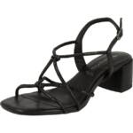 Tamaris 1-28236-42 Vegan Damen elegante Absatzsandalen Riemchensandale Gepolstert, verstellbar