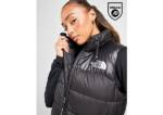 The North Face Logo Hooded Padded Weste Damen - Damen, Black