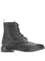 Thom Browne Stiefel mit spitzer Kappe - Schwarz