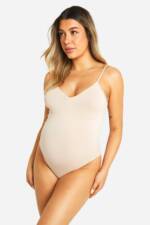 Umstandsmode Nahtloser Shapewear-Body - Nude - S, Nude