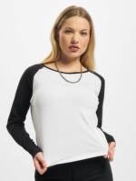 Urban Classics Ladies Contrast Raglan Longsleeve