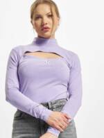 Urban Classics Ladies Cut-Out Turtleneck Longsleeve