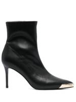 Versace Jeans Couture Stiefel mit spitzer Kappe 100mm - Schwarz