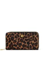 Versace Medusa Biggie Portemonnaie mit Leoparden-Print - Braun