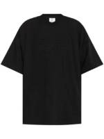 Vetements - Logo-Embossed Black T-Shirt - Größe L - schwarz