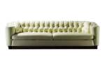 Xlmoebel Sofa Luxus Chesterfield Sofa 4 Sitzer Kunstleder Couch Weiß Sofas, 1 Teile, Hergestellt In Europa