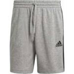 adidas M 3 Stripes French Terry Short Herren Shorts (Grau XL ) Fitnessbekleidung