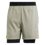 adidas M Gym+ Woven 2in1 Short Herren (Oliv XXL ) Fitnessbekleidung