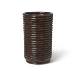 ferm LIVING - Corduroy Vase, carob brown