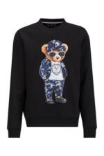 19V69 Italia by Versace Sweatshirt NICO BIG T Modischer Herren-Pullover mit Camouflage Teddy-Motiv (S-3XL)