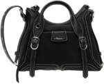 3.1 Phillip Lim Black Pashli Moto Satchel Bag