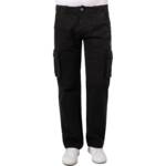 ALPHA INDUSTRIES Herren Cargohose schwarz Baumwolle