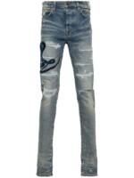 AMIRI Jeans mit Patch-Detail - Blau