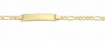 Adelia's Goldarmband Damen Goldschmuck 333 Gold Figaro Armband 18,5 cm, 333 Gold Goldschmuck für Damen