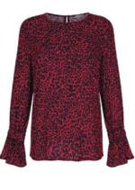 Alba Moda Schlupfbluse Bluse mit Animalprint