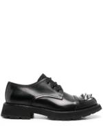 Alexander McQueen Derby-Schuhe mit spitzen Nieten - Schwarz