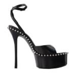 Alexander Wang Pumps & High Heels - Nova 145 Sandals - Leather _ Black - Gr. 38 (EU) - in Schwarz - für Damen