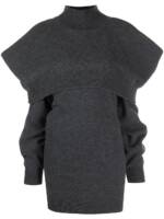 Alexander Wang Strickkleid mit Cold-Shoulder - Grau